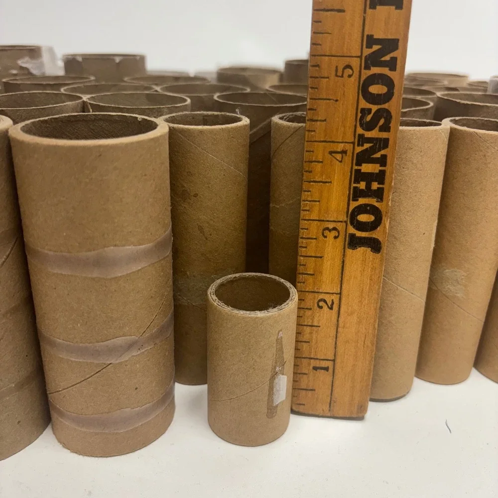 Unbranded Cardboard Tubes Bulk Lot 42 Mixed Brown Grey Craft Supplies DIY Art